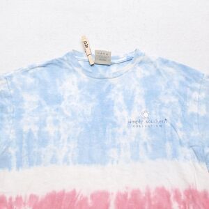 Simply Southern Casual Graphic Short Sleeve Shirt Womens Size Medium M Multi